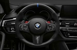 BMW M Performance Abdeckung Lenkrad Leder/Carbon M5 F90 5er G30 G31 6er G32 7er G11 G12 X3 G01 X3M F97 X4 G02 X4M F98